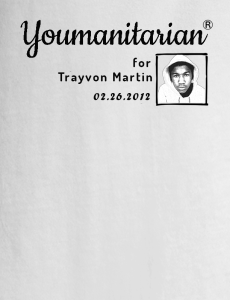 Treyvon Martin - Memorial T-Shirt