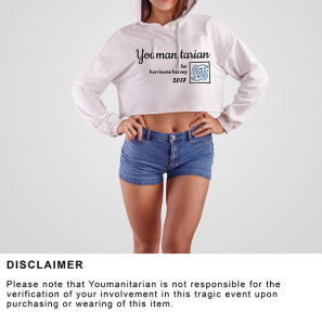 Hurricane Harvey - Cropped Top Hoodie