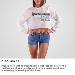Hurricane Maria - Cropped Top Hoodie