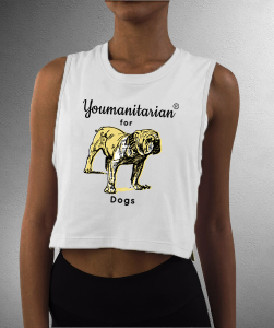Flowy Muscle Tank- English Bulldog Newspaper