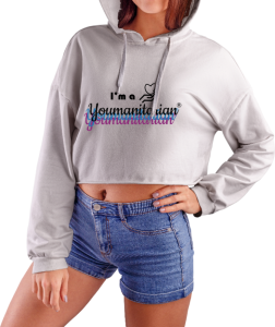 Love - Cropped Top Hoodie