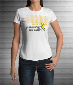 Bone Cancer Flag-T-Shirt