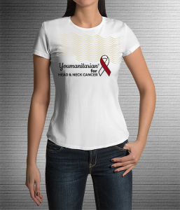 Head & Neck Cancer Flag-T-Shirt