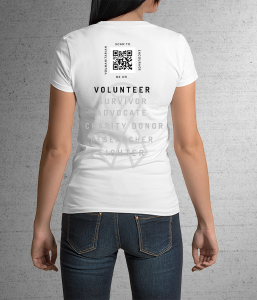 Kidney Cancer Flag-T-Shirt