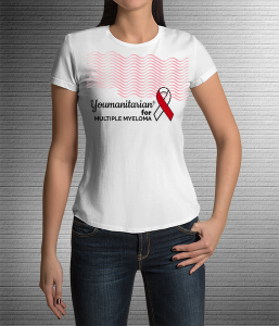 Multiple Myeloma Cancer Flag-T-Shirt