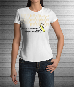 Uterine Cancer Flag-T-Shirt