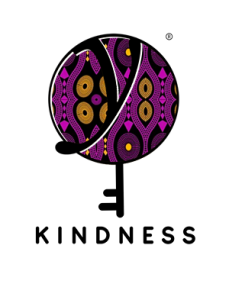 Kindness Purple Black - Values Ankara Tee