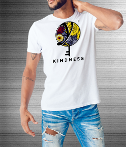 Kindness Red and Yellow - Values Ankara Tee