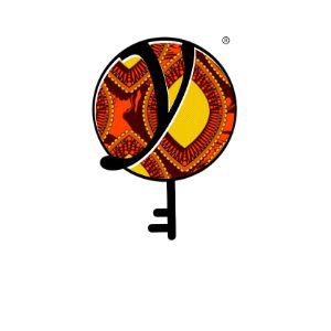 Peace Brown Yellow- Values Ankara Tee