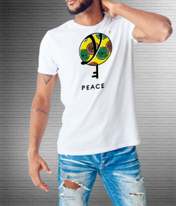Kindness Green Yellow Pads - Values Ankara Tee