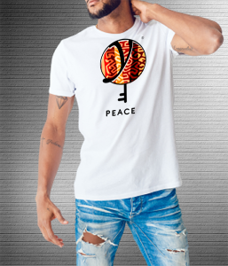 Peace Yellow Stripe - Values Ankra Tee