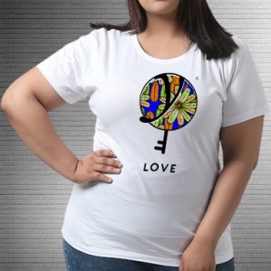 Love Green Floral - Values Ankara Tee