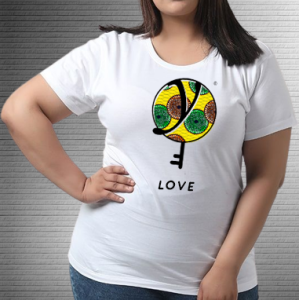 Peace Green Yellow Pads - Values Ankra Tee