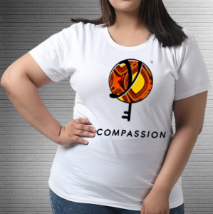Compassion Brown Yellow - Values Ankara Tee