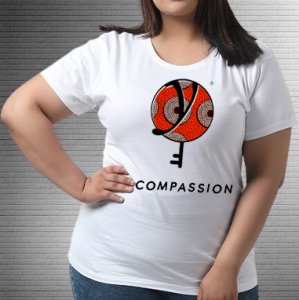 Compassion Orange Brown - Values Ankara Tee