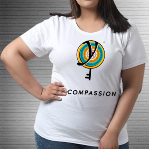 Compassion Yellow Plate - Values Ankara Tee