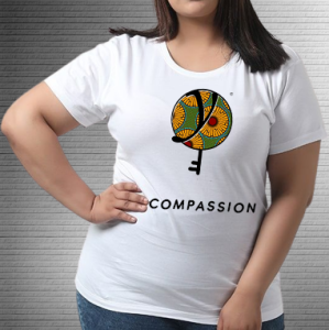 Compassion Yellow Green - Values Ankara Tee