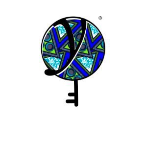 Faithful Blue Triangle - Values Ankara Tee