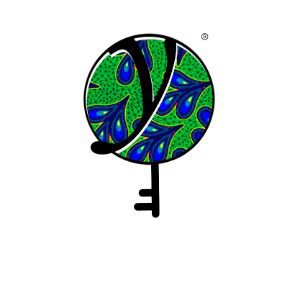 Faithful Green Blue - Values Ankara Tee