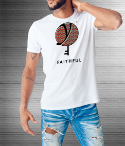 Faithful Red Waves - Values Ankara Tee