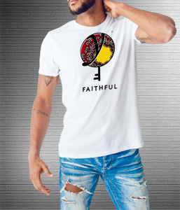 Faithful Yellow Brown - Values Ankara Tee